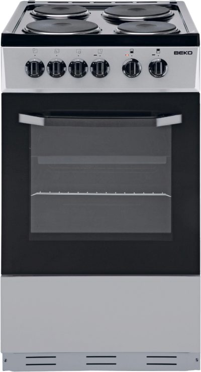 Beko - BS530 Single - Electric Cooker - Silver/Ins/Del/Rec